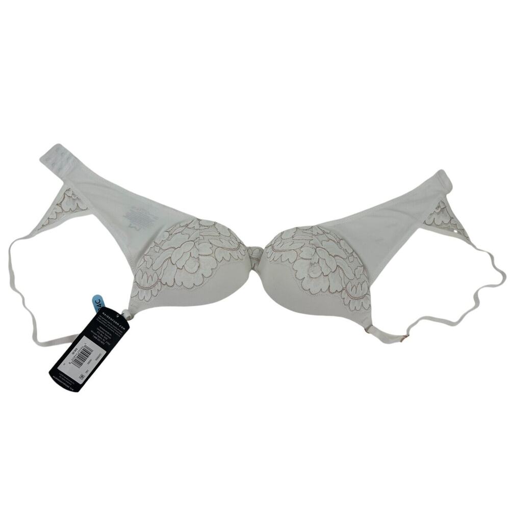 Maidenform Wonderbra Push Up & In Plunging Neckline Underwire Bra Size 34C NEW